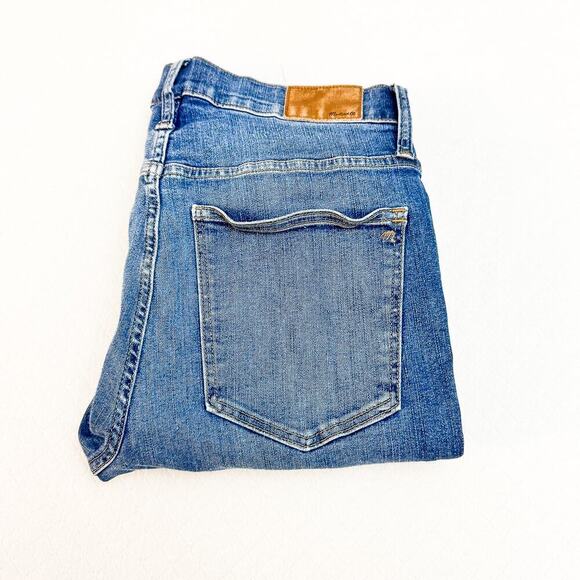 Madewell 9" Mid-Rise Skinny Denim Jeans Distressed Style Size 30 - Picture 1 of 8